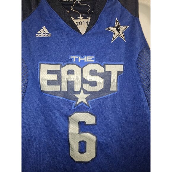 Authentic Adidas Lebron James 2011 All-Star Game Swingman Jersey KidL Miami Heat - Picture 4 of 16